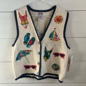 Vintage 90s PBJ Sport Beach Vest